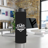 Football Sports Boys Zwart Thermosbeker