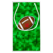 Football Sportspeler Nummer Groen Veld Kinder Klein Cadeauzakje (Achterkant)