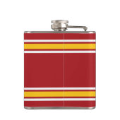 Football sportteam Jersey - Aangepast nummer Heupfles (Achterkant)