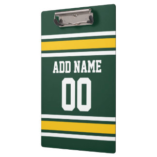 Football sportteam Jersey - Aangepast nummer Klembord