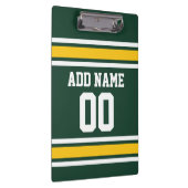 Football sportteam Jersey - Aangepast nummer Klembord (Rechts)