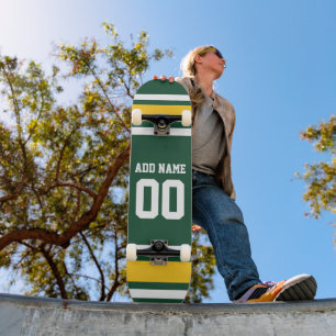 Football sportteam Jersey - Aangepast nummer Persoonlijk Skateboard