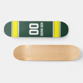 Football sportteam Jersey - Aangepast nummer Persoonlijk Skateboard (Horizontaal)