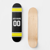 Football sportteam Jersey - Aangepast nummer Persoonlijk Skateboard (Voorkant)