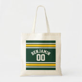 Football sportteam Jersey - Aangepast nummer Tote Bag (Voorkant)