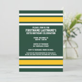 Football sportteam Jersey - Aangepaste naam Kaart (Staand voorkant)