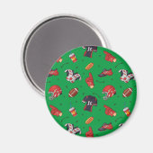 Football sportuitrusting, voedsel en Drink Magneet (Voorkant / Achterkant)