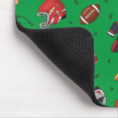 Football sportuitrusting, voedsel en Drink Muismat (Hoek)