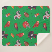 Football sportuitrusting, voedsel en Drink Sherpa Deken (Voorkant (horizontaal))