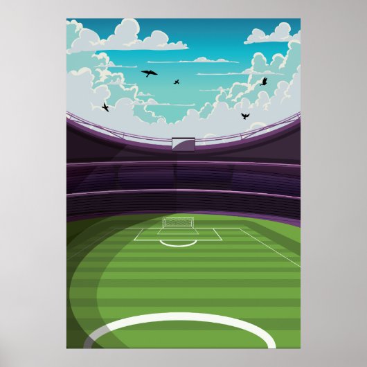 Football Stadium Poster (Voorkant)