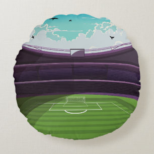 Football Stadium Rond Kussen