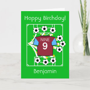 Football Star (Claret & Blue) (Claret Collar) Kaart