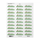 Football Star Sport Thema Aangepaste Adresetikette Etiket (Full Sheet)