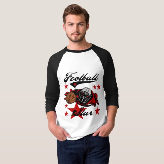 Football Star T-shirts en geschenken (Voorkant volledig)