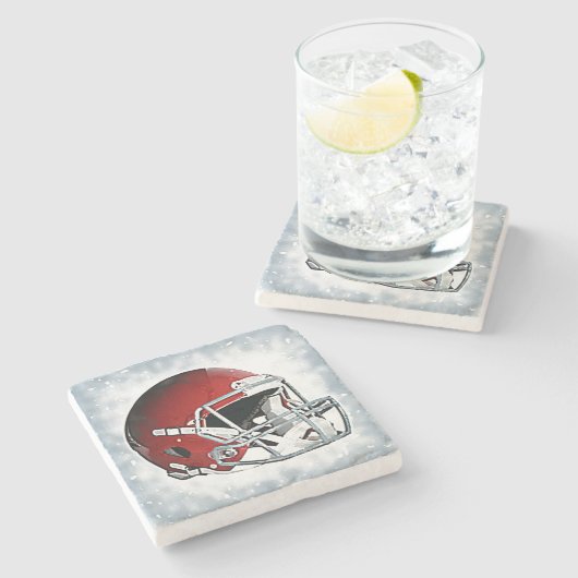 Football Stenen Onderzetter (Zijkant)