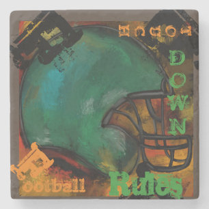 FOOTBALL STENEN ONDERZETTER