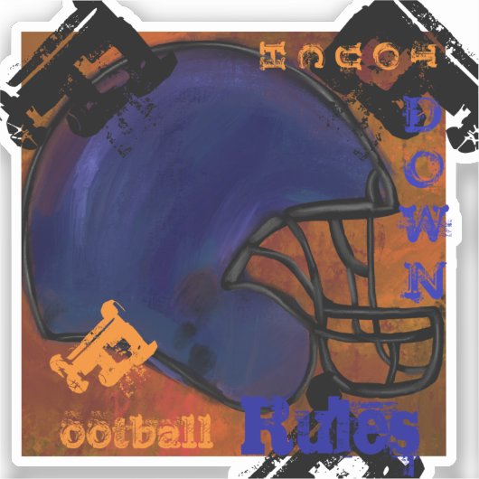 FOOTBALL STICKER (Voorkant)