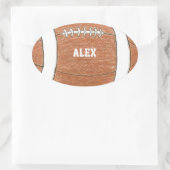Football sticker met naam (Tas)