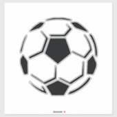 FOOTBALL STICKERS VOOR AUTO'S ETC (Vel)
