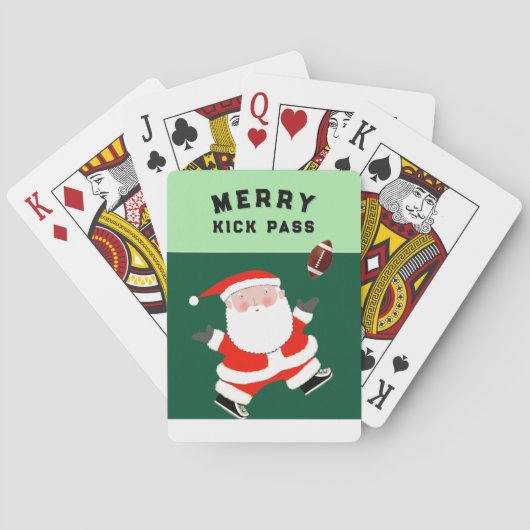 Football Stocking Stuffers Pokerkaarten (Achterkant)