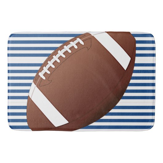 Football Stripes Design Bath Mat (Voorkant)