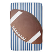 Football Stripes Design Bath Mat (Voorkant Verticaal)