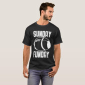 Football Sunday Funday T-shirt (Voorkant volledig)