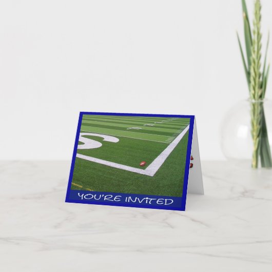 Football/Superbowl Uitnodiging (Voorkant)