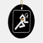 Football Symbool Ornament (Rechts)
