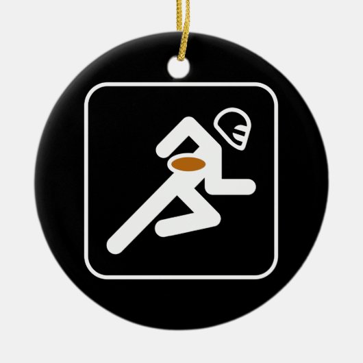 Football Symbool Ornament (Voorkant)