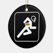 Football Symbool Ornament (Links)