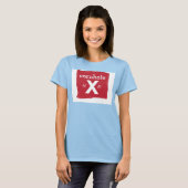 Football T Red & Corn voor vrouwen T-shirt (Voorkant volledig)