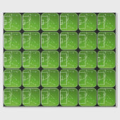 Football tactische raad cadeaupapier (Vlak)