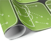 Football tactische raad cadeaupapier (Rol Hoek)