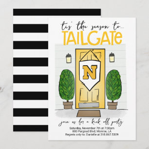 Football Tailgate Alle kleuren wijzigen Uw logo to Kaart