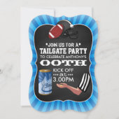 Football Tailgate Birthday Party Kaart (Voorkant)