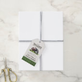 Football Tailgate & Celebrate Couples Douche Cadeaulabel (Met Touw)