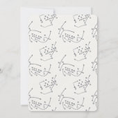 Football Tailgate en vieren Douche voor koppels Kaart (Achterkant)