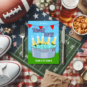 Football Tailgate Party Invitation Kaart
