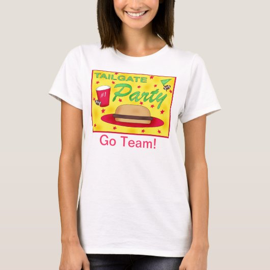 Football Tailgate Party T-shirt (Voorkant)