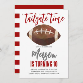 Football Tailgate Verjaardag ELKE KLEUR COMBO Kaart