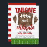 Football Tailgating ANY COLOR COMBO Kaart<br><div class="desc">Football Tailgating Invite Tailgate & Celebrate Kan worden gebruikt voor elke football functie!</div>