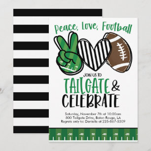 Football Tailgating Invite Kaart