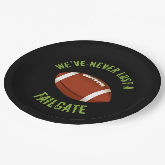 Football Tailgating Paper Borden Papieren Bordje (Gekanteld)