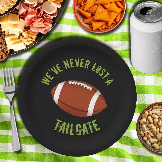 Football Tailgating Paper Borden Papieren Bordje