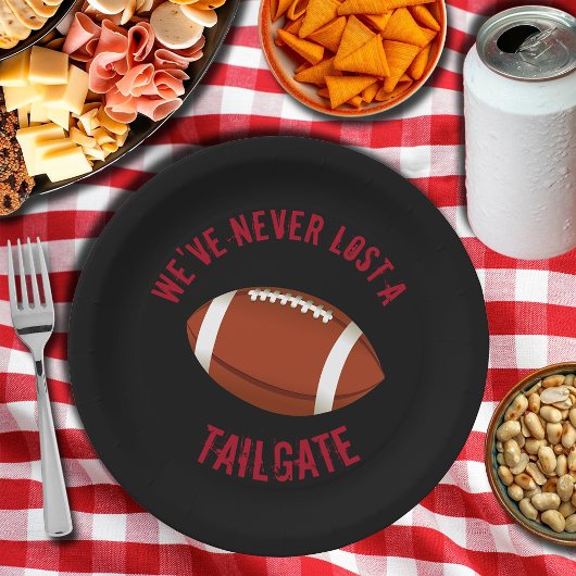 Football Tailgating Paper Borden Papieren Bordje