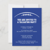 Football Tailgating Party - blauw sinaasappel Kaart (Voorkant)