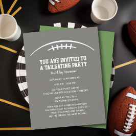 Football Tailgating Party - KAN KLEUREN BEWERKEN Kaart