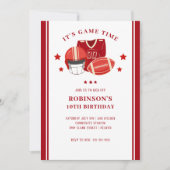 Football Tailgating Verjaardagsfeestje Kaart (Voorkant)