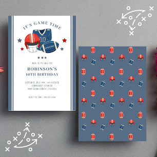Football Tailgating Verjaardagsfeestje Kaart